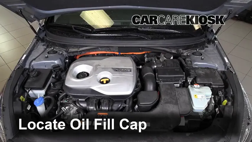 2018 Hyundai Sonata Hybrid Limited 2.0L 4 Cyl. Aceite